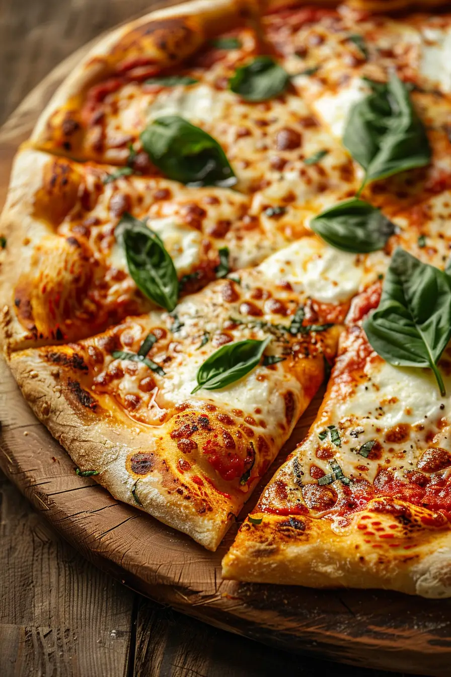 Pizza auf dem Tisch